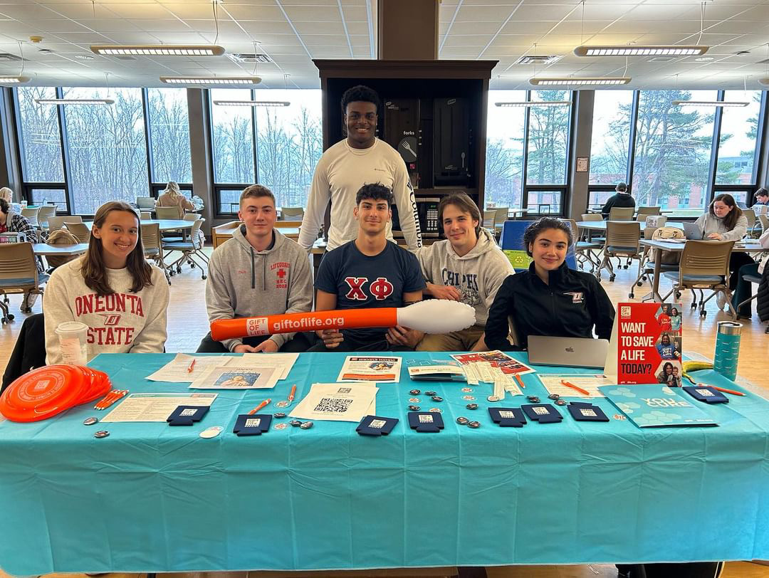 SUNY Oneonta Gift of Life Club (table)