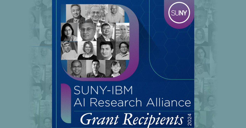 SUNY-IBM AI Research Alliance 2024 Grant Recipients header