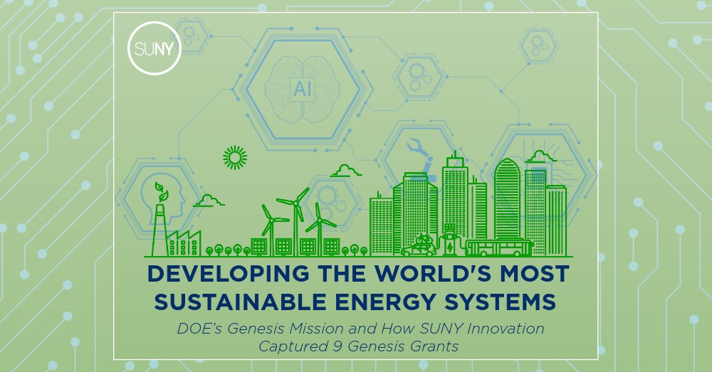 Developing the World’s Most Sustainable Energy Systems: How SUNY Innovation Captured Nine DOE Genesis Mission Grants